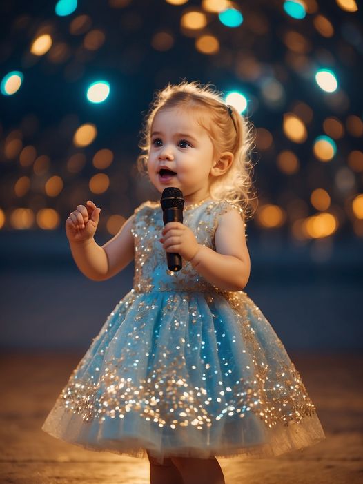 This little one is only 4 years old, but he captivated everyone with his song