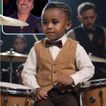 Tiny Drummer, Big Impact: 5-Year-Old Chrisyius Whitehead Steals the Show on American Got Talent.. Watch his performance below !!🤩👇