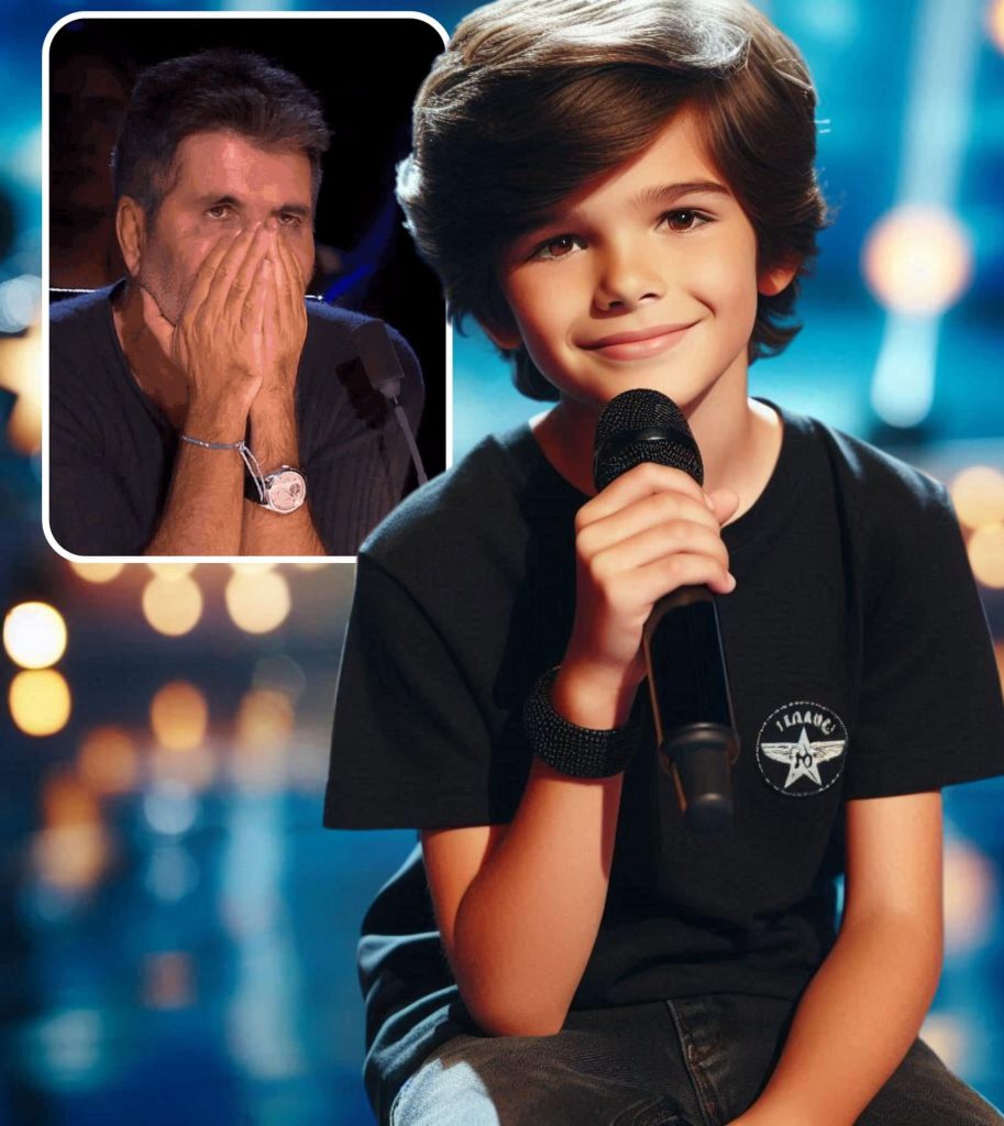 Alfie Andrew, an Englishman at the AGT, receives a STANDING OVATION. Simon joined him on stage.