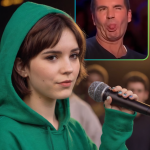 This girl shout at Simon Cowell and ask him to sing when Simon judged he singing skill. The Judges are all in shock and speechless..🫨😮