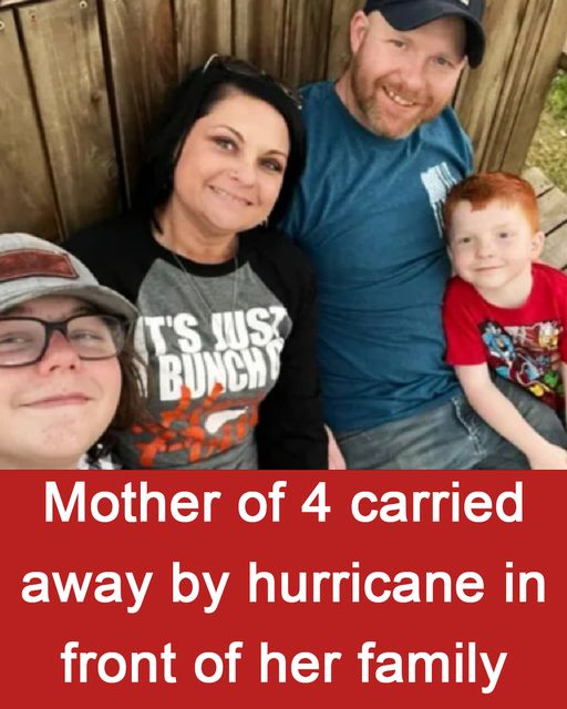 Mom of 4 carried away by hurricane in front of her family