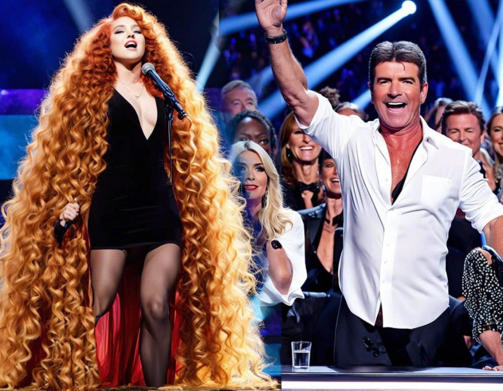 Simon Cowell couldn’t believe his ears and asked the beautiful girl to sing a cappella. After she sang, Simon was in shock