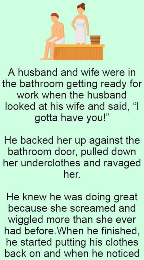 Husband looked at his wife and said(Just for Fun)