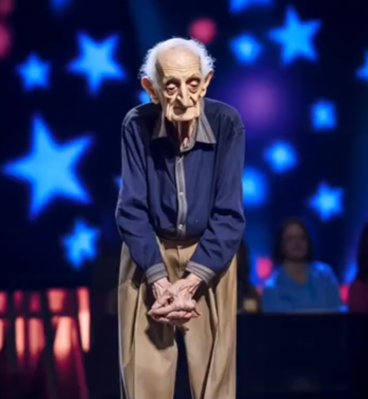 The Old Man Terrified the Audience on AGT with His Magic Transformation into a Skeleton!